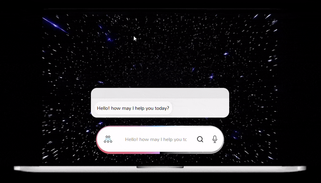 The Bar AI assistant running on desktop - AI desktop automation tool